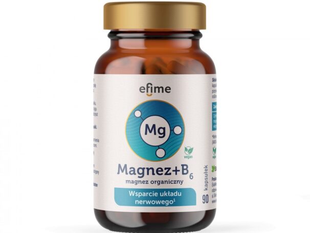 Magnez organiczny +B6 - kaps. 90 szt.